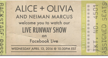 RUNWAY WATCH: Neiman Marcus Partners With Alice+Olivia By Stacey Bendet